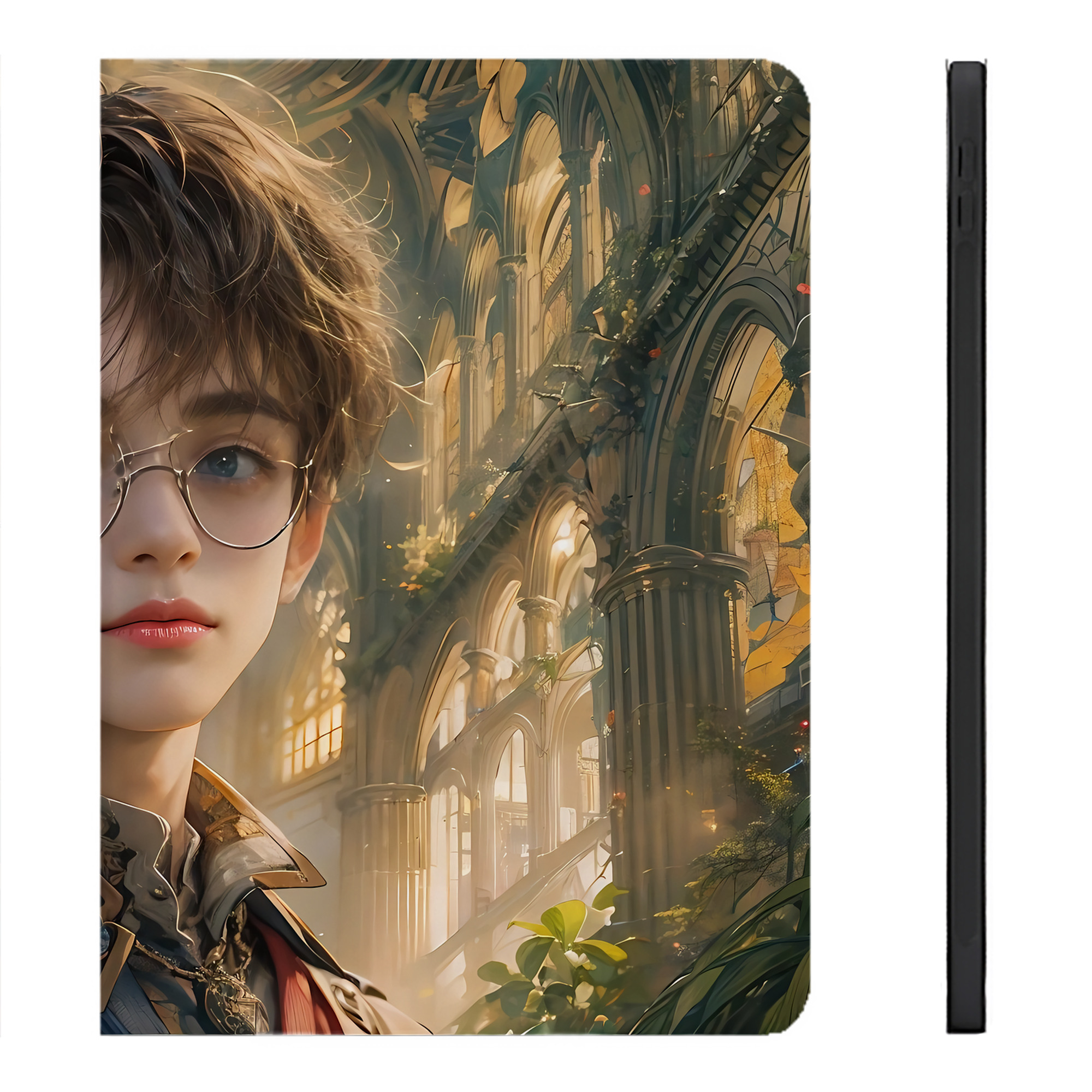 （画像用） Harry Potter ハリー・ポッターシリーズ IPadケース ペンホルダー付き ブックスタイルデザイン
